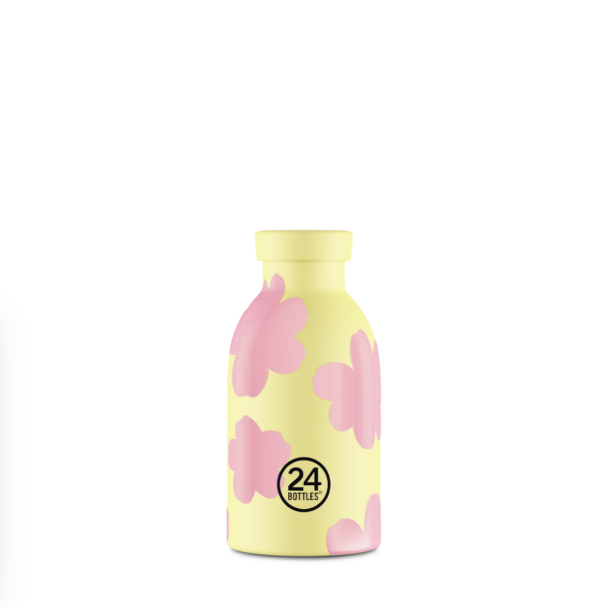 [24B-002189] 24 BOTTLES || Bouteille Inox Clima Isotherme 330 ml – Jaune Daydreaming