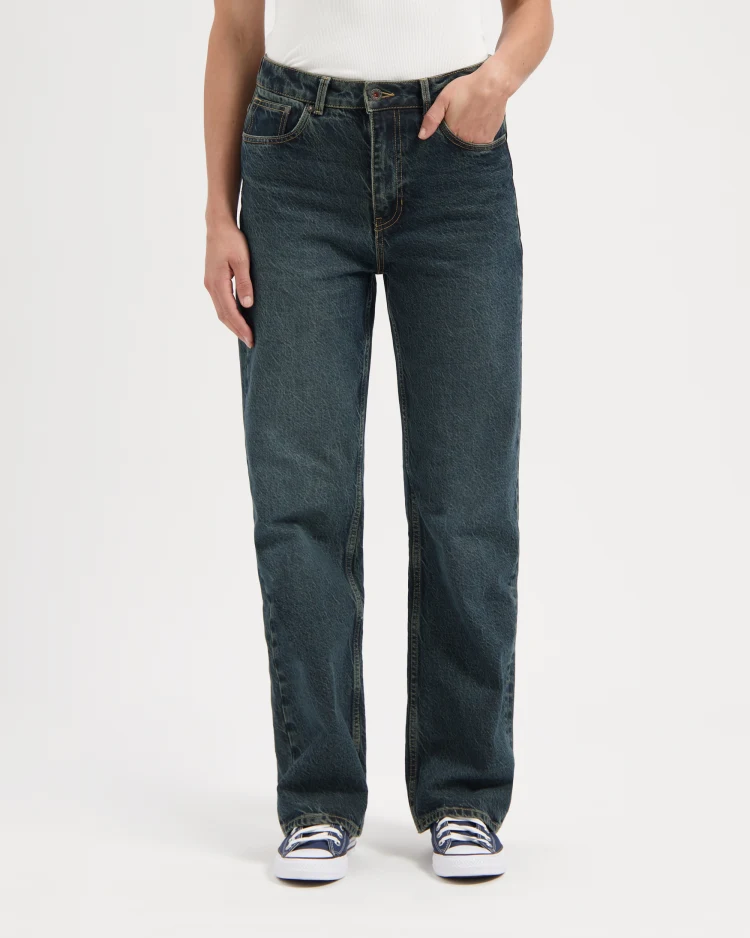 Kuyichi || Jean Izabella Loose Straight Vintage Jade