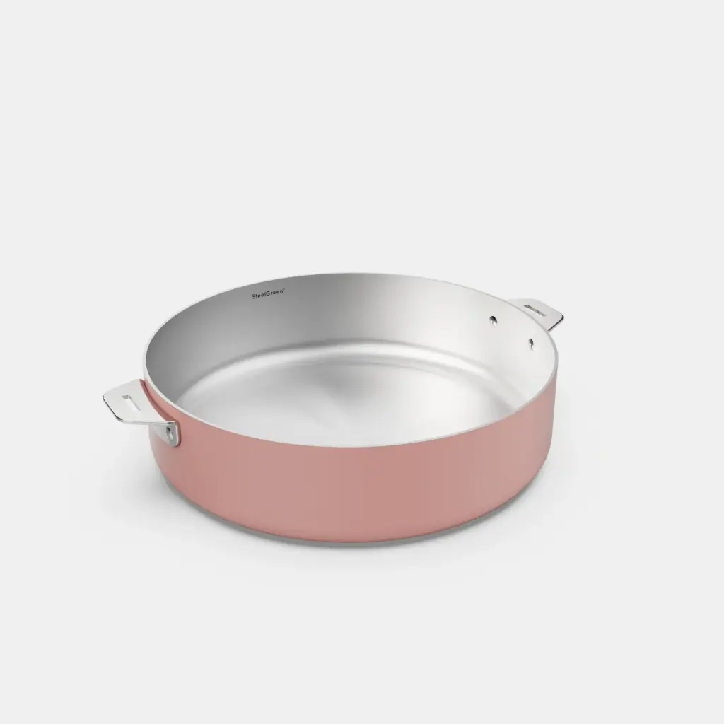 [COO-MERAT28RO] COOKUT || La Merveilleuse Sauteuse Inox 28 Cm – Guimauve