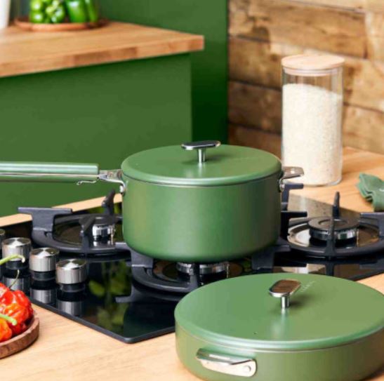 [COO-MERAS20VE] COOKUT || La Merveilleuse Casserole Inox 20 Cm – Fougère