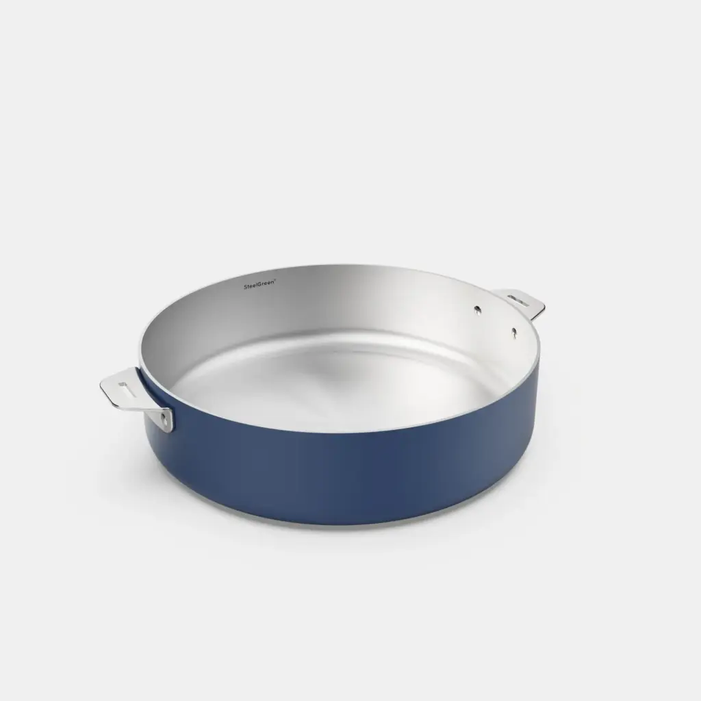 [COO-MERAT28BC] COOKUT || La Merveilleuse Sauteuse Inox 28 Cm – Myrtille 