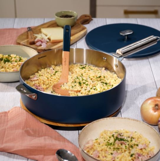 [COO-MERAT28BC] COOKUT || La Merveilleuse Sauteuse Inox 28 Cm – Myrtille 