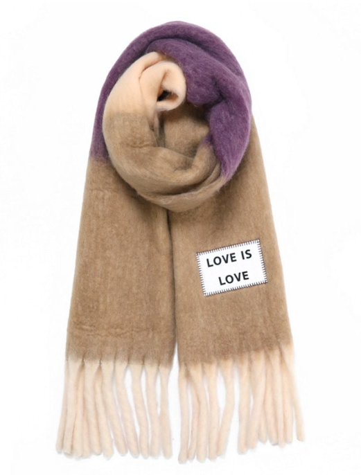 [VTD-SCARF-RPL-020] Verb to do | Echarpe Color Block - LOVE IS LOVE 