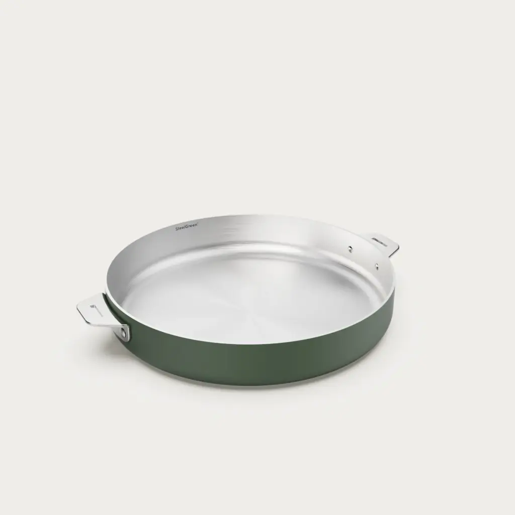 [COO-MERAP28VE] COOKUT || La Merveilleuse Poêle Inox 28 Cm – Fougère