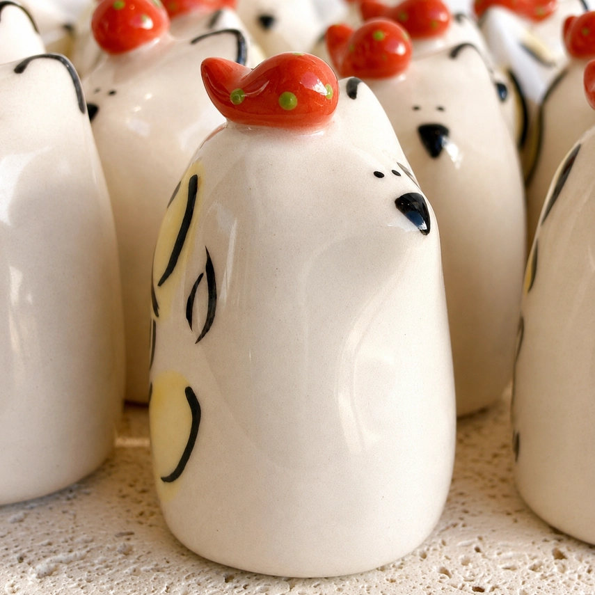 [PIC-BONNECOMPAGNIE] PICURU CERAMICAS || Figurine en céramique – Picuru Amulette de Bonne COMPAGNIE 