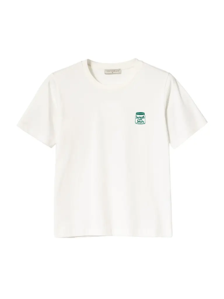 MADEMOISELLE YEYE || Tee-Shirt Pickle – White