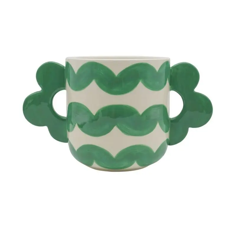 [148-01569] QUE RICO || Pot de Fleurs Jacinta – Wavy Rumba