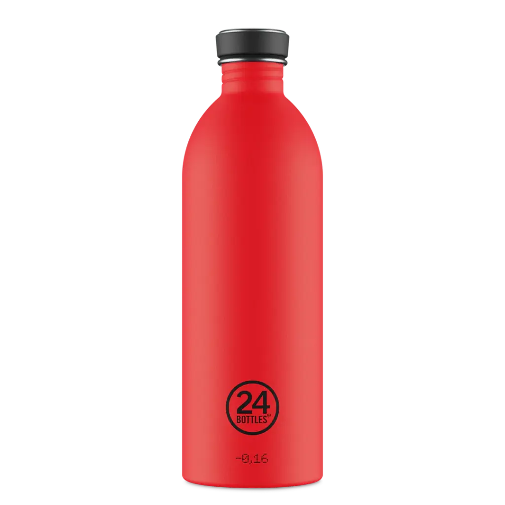 [24B-000663] 24 BOTTLES || Bouteille Urban 1 L – Hot Red 