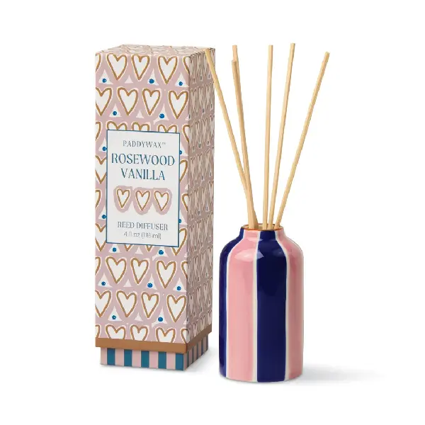 [DES-ADDF0405EU] DESIGNWORKS COLLECTIVE || Diffuseur de parfum Adopo Hearts Ceramic Diffuser – Bois de Rose & Vanille
