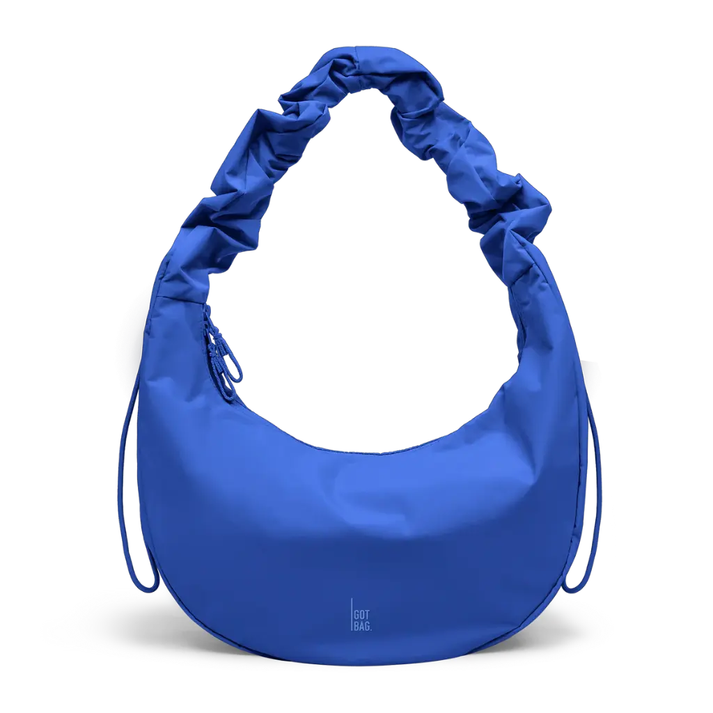 [GTB-BA0301MO-745] GOT BAG || Moon Bag Ruffle – Cobalt