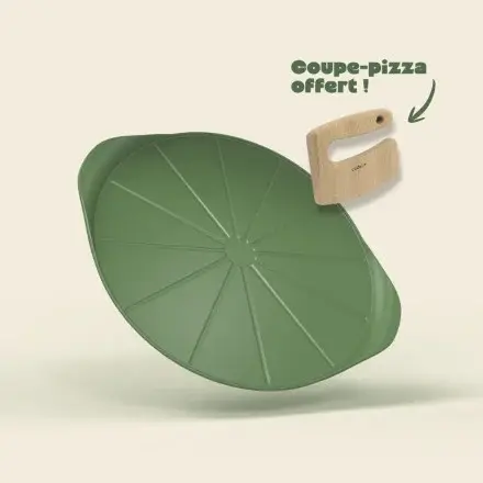 [COO-FPAPVE] COOKUT || Le Formidable Plat à Pizza avec Couteau – Fougère