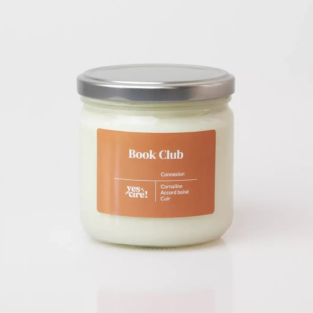 [YES-BT001] YESCIRE || Bougie cornaline “Connexion” – Book Club