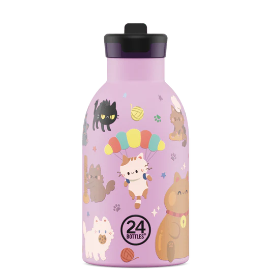 [24B-002378] 24 BOTTLES || Bouteille Clima Isotherme 330 ml – Meow Friends 