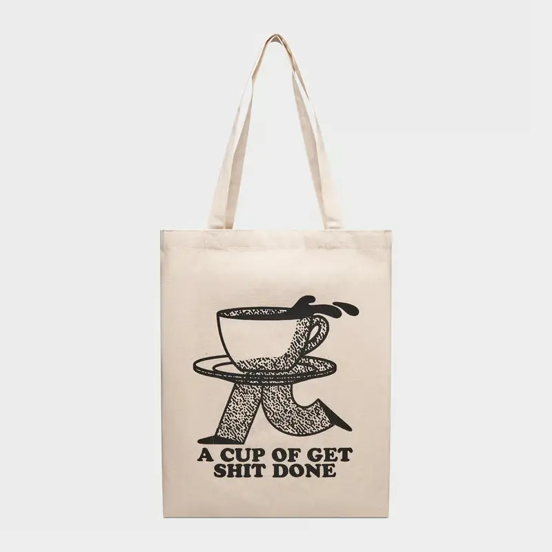[DED-W26M-23559-Whisper White-ONE] DEDICATED || Tote Bag Torekov Coffee Runner – Off-White