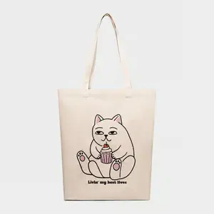 [DED-W26M-23561-Whisper White-ONE] DEDICATED || Tote Bag Torekov Best Lives – Off-White