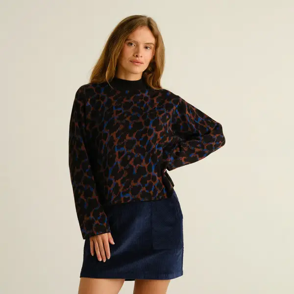 DEDICATED || Pull Limhamn Leopard – Multicolore