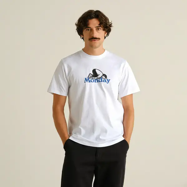 DEDICATED || Tee-shirt Stockholm Monday Crash – White