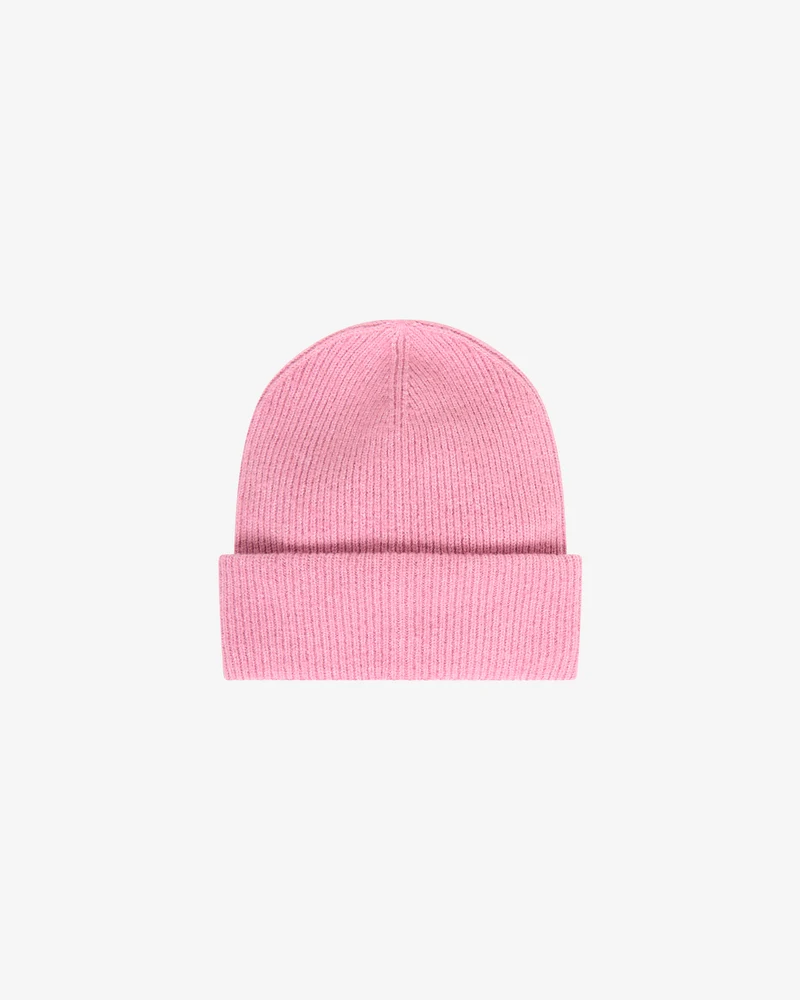 [KCA-W26-4210032-1503-Onesize] KNOWLEDGE COTTON APPAREL || Bonnet en maille recyclée - Soufflé yarn beanie - Orchid Haze