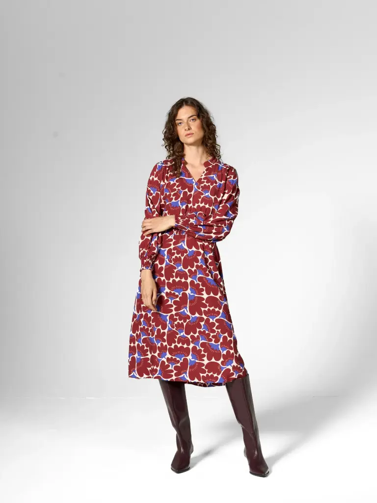 MADEMOISELLE YÉYÉ || Robe rouge femme rétro - Wildwood Dress - Red
