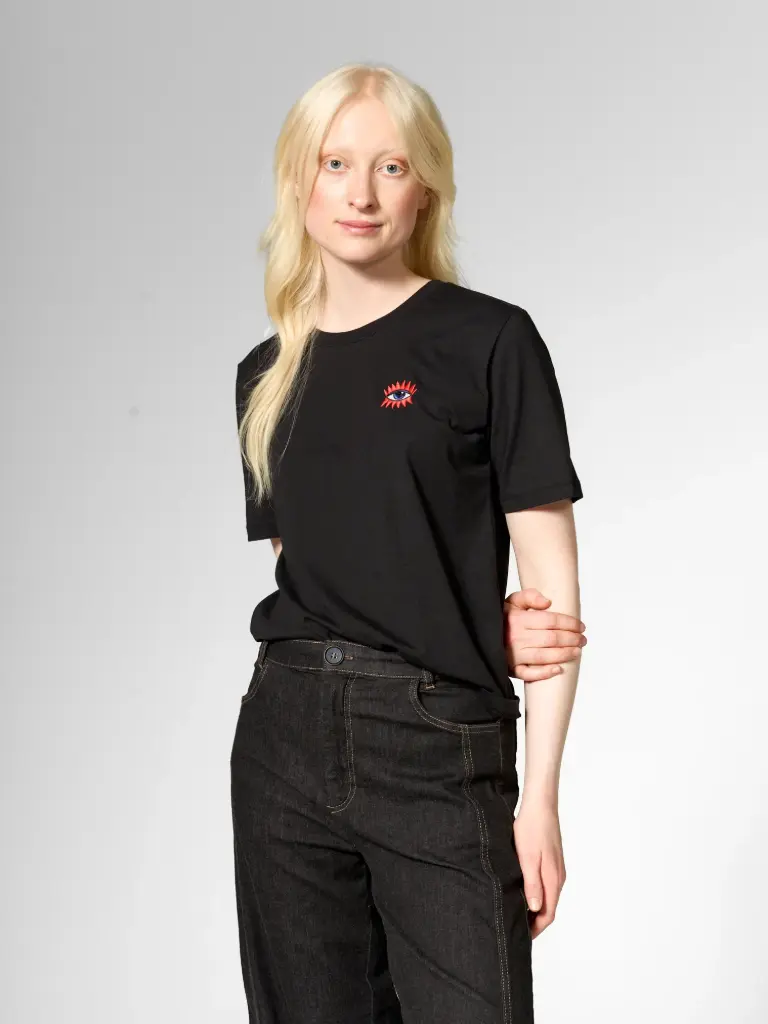 MADEMOISELLE YÉYÉ || T-shirt femme à motif œil mystique - Mystical Eye T-Shirt - Black