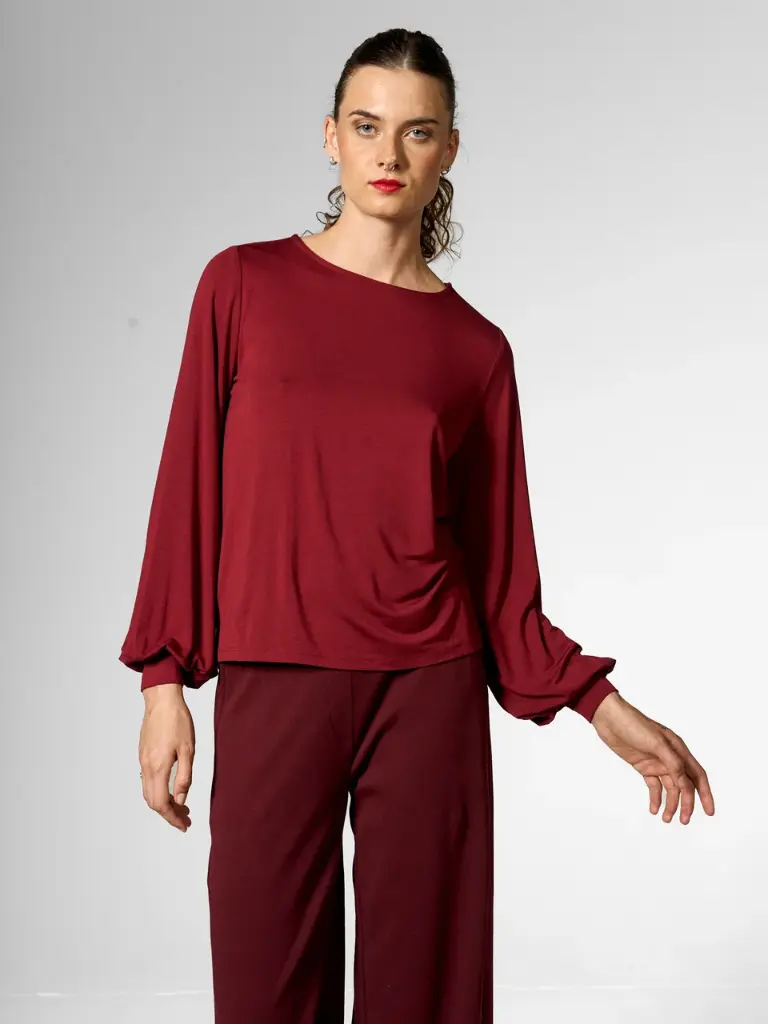 MADEMOISELLE YÉYÉ || Haut raffiné femme - Perfect Raffiné Top - Cabernet