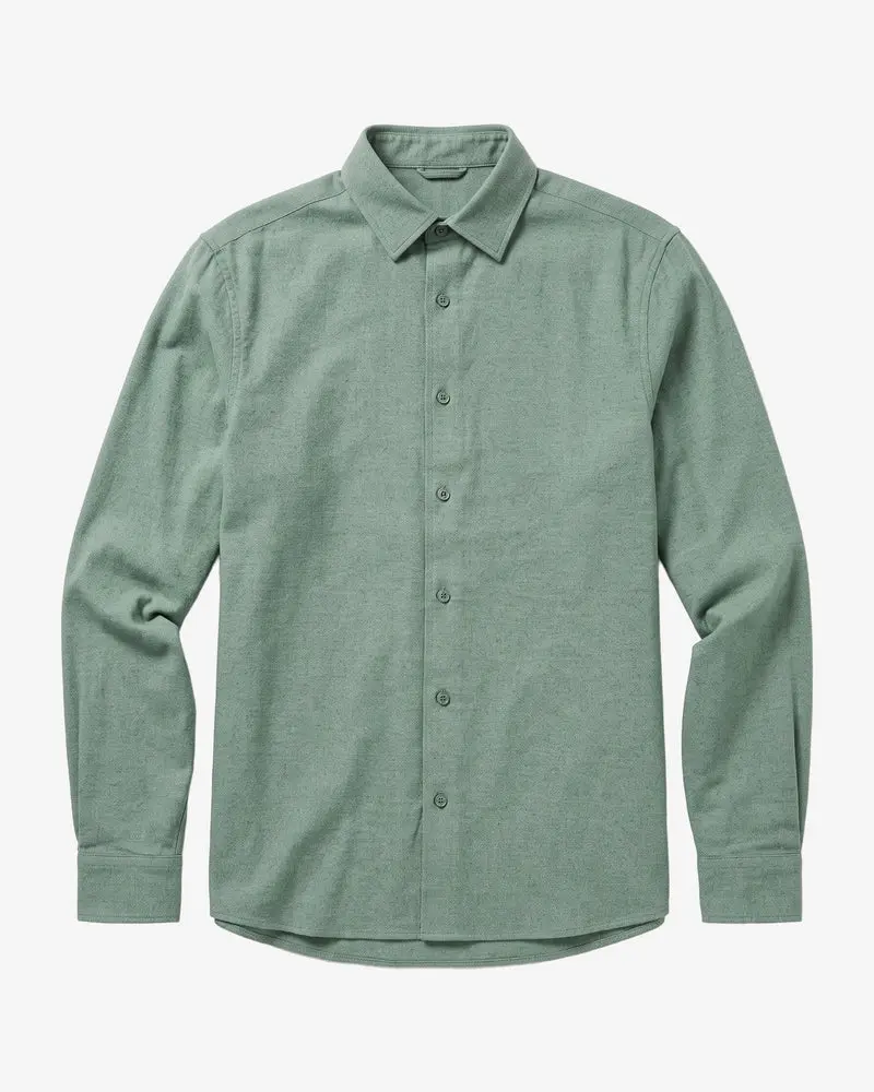 KNOWLEDGE COTTON APPAREL || Chemise en flanelle - Dune Regular Flannel Shirt - Lily Pad
