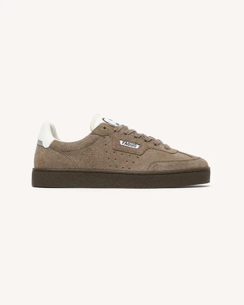 FAGUO || Baskets Lumbo Suede – Taupe