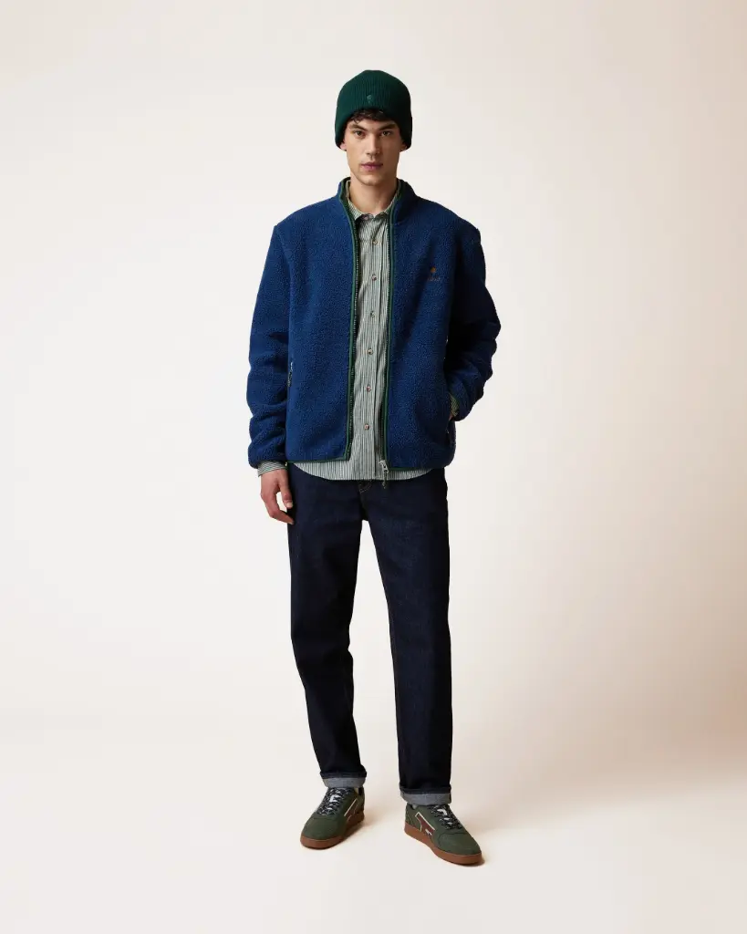 FAGUO || Veste polaire Senonche – Bleu foncé